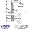 Grohe Euphoria System 150 Shower System Thermostatic Mixer Dimensions